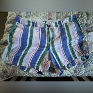 Old Navy linen blend shorts size 16